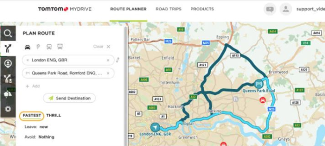 Begraafplaats Contractie steeg Routes maken op MyDrive en deze delen op Road Trips – TomTom Support