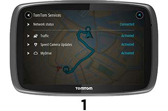 Kontinent TomTom PRO 5250 Navigationssystem 